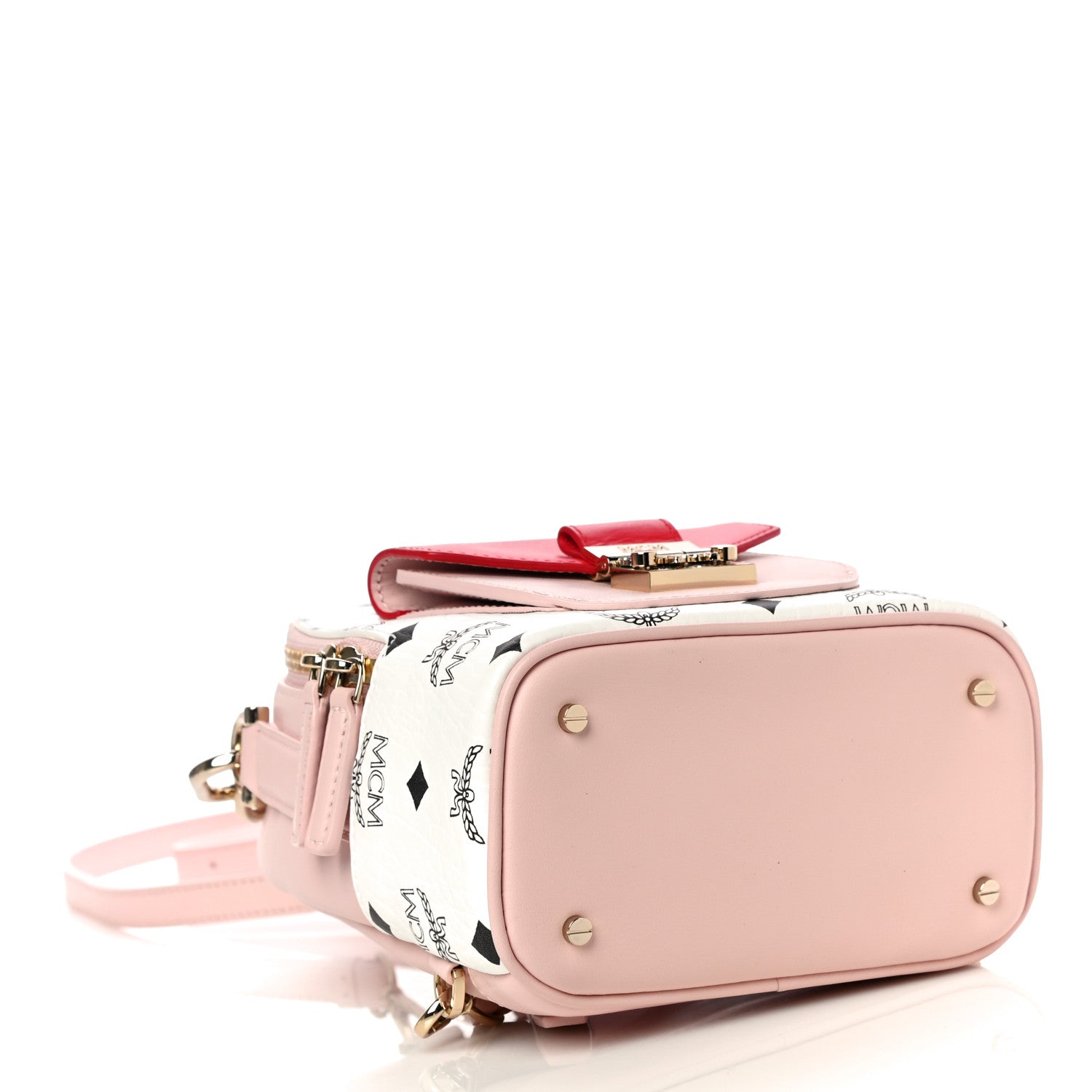 MCM Vistetos X-Mini Patricia Backpack Block Pink 3 of 8