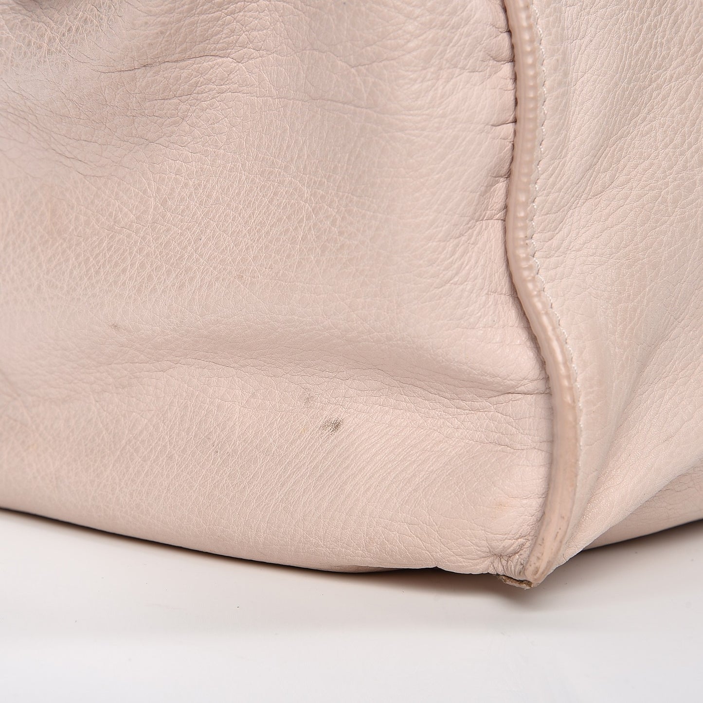 Calfskin Papier Ligne A5 Flap Tote Pink