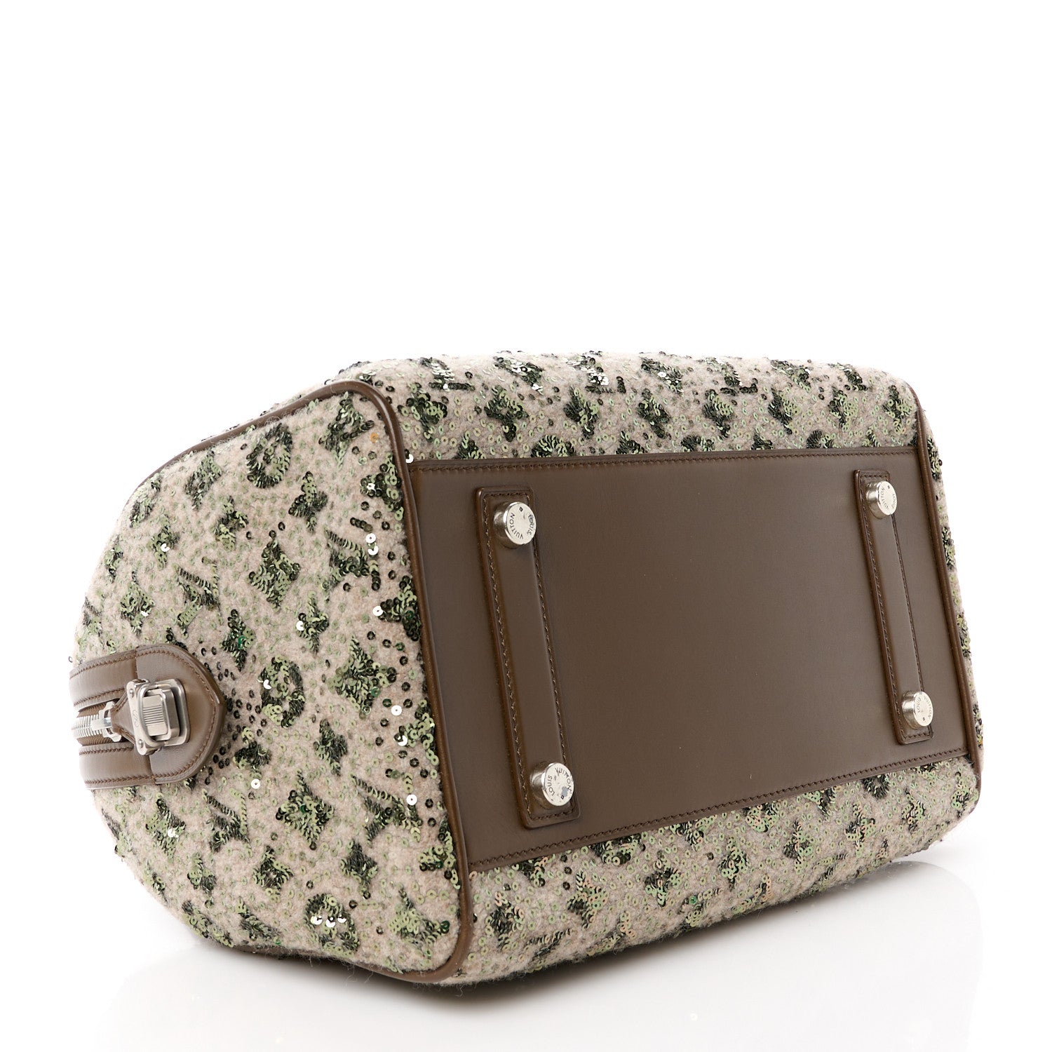Louis Vuitton Sequin Monogram Sunshine Express Speedy Kaki 4 of 12
