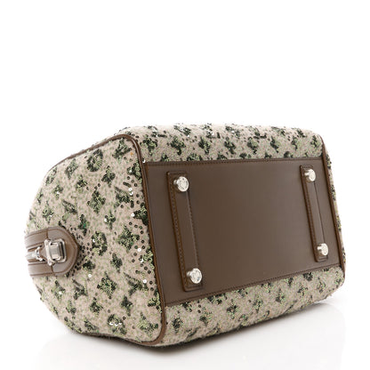 Louis Vuitton Sequin Monogram Sunshine Express Speedy Kaki 4 of 12