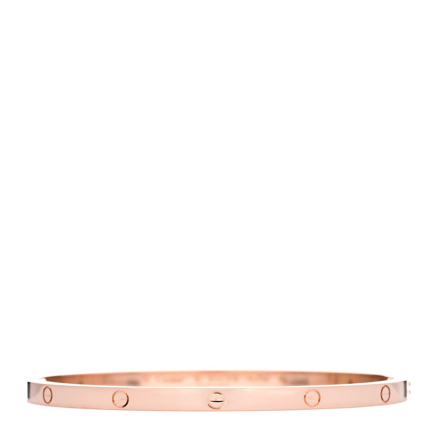 Cartier 18K Pink Gold Small LOVE Bracelet 18 1 of 5