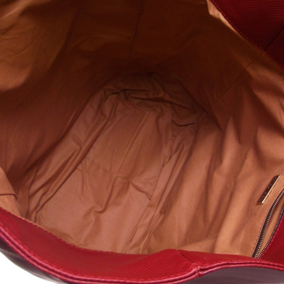 Leather Large Shopping Tote