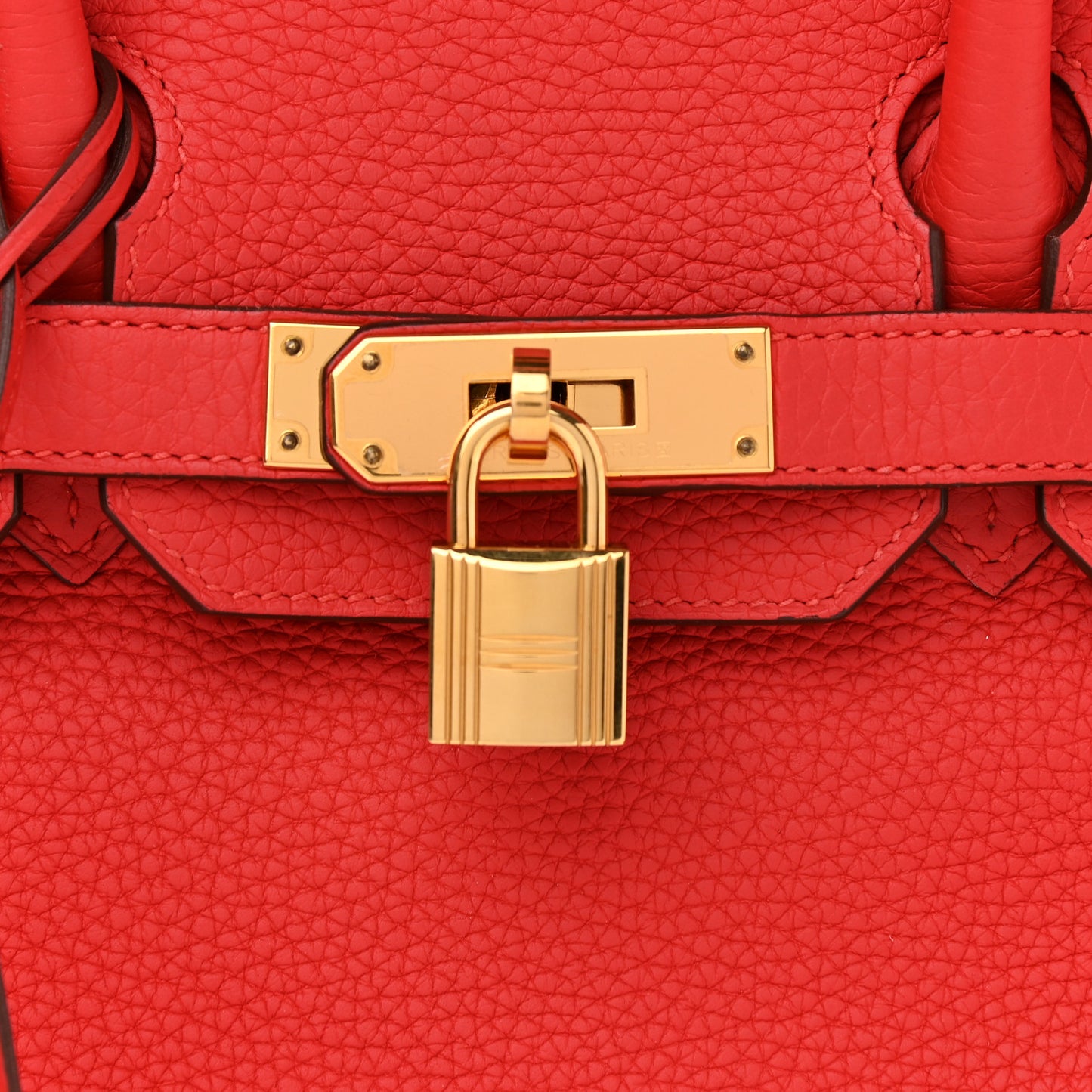 Togo Birkin 30 Rouge Casaque