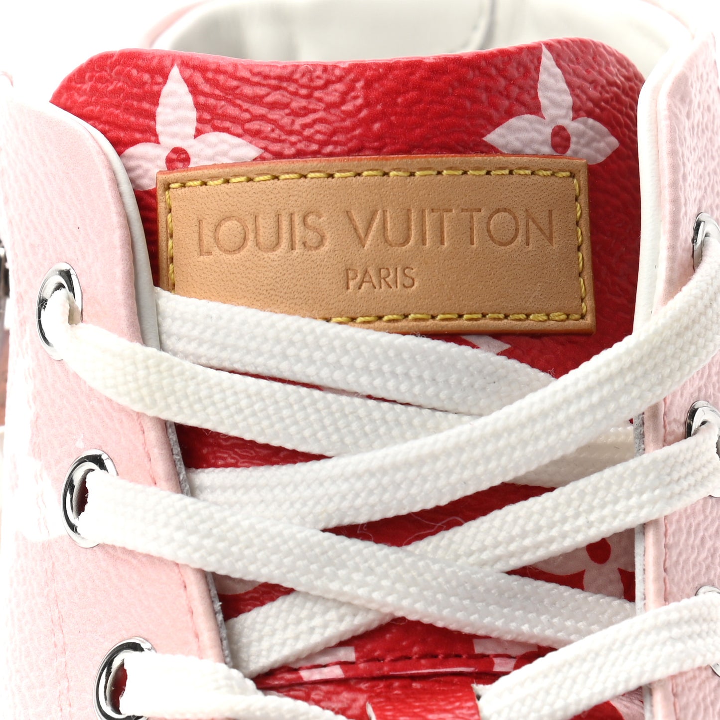 Monogram Giant Stellar Sneaker Boots 38 Rose Rouge