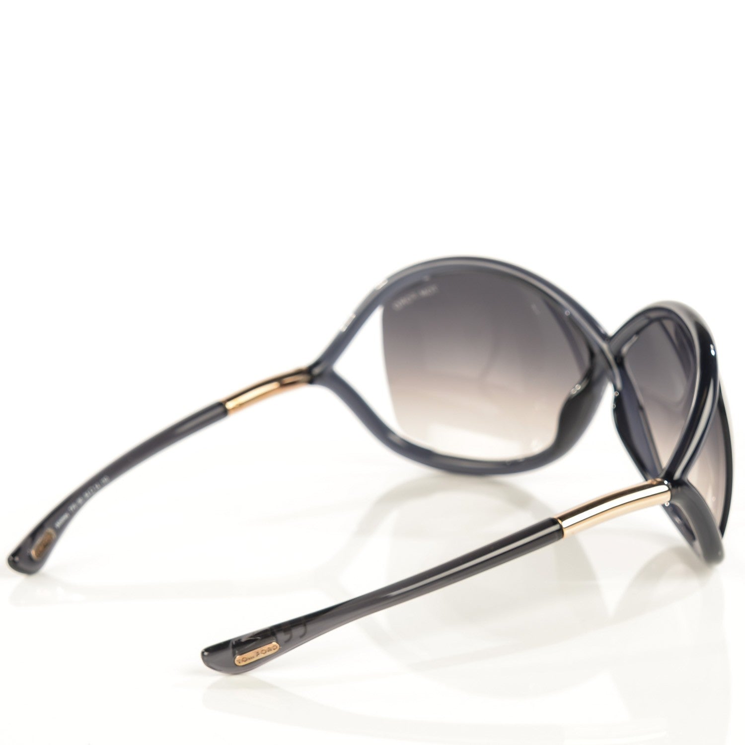 Tom Ford Acetate Whitney Crossover Sunglasses TF9 Dark Grey 2 of 5