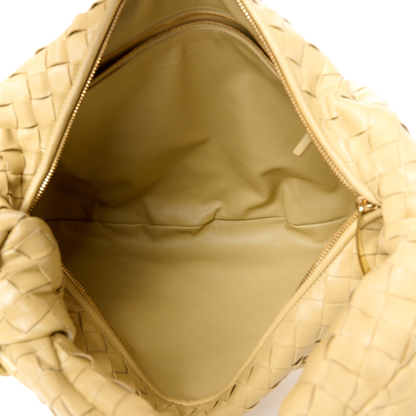 Nappa Intrecciato Small Jodie Hobo Tapioca