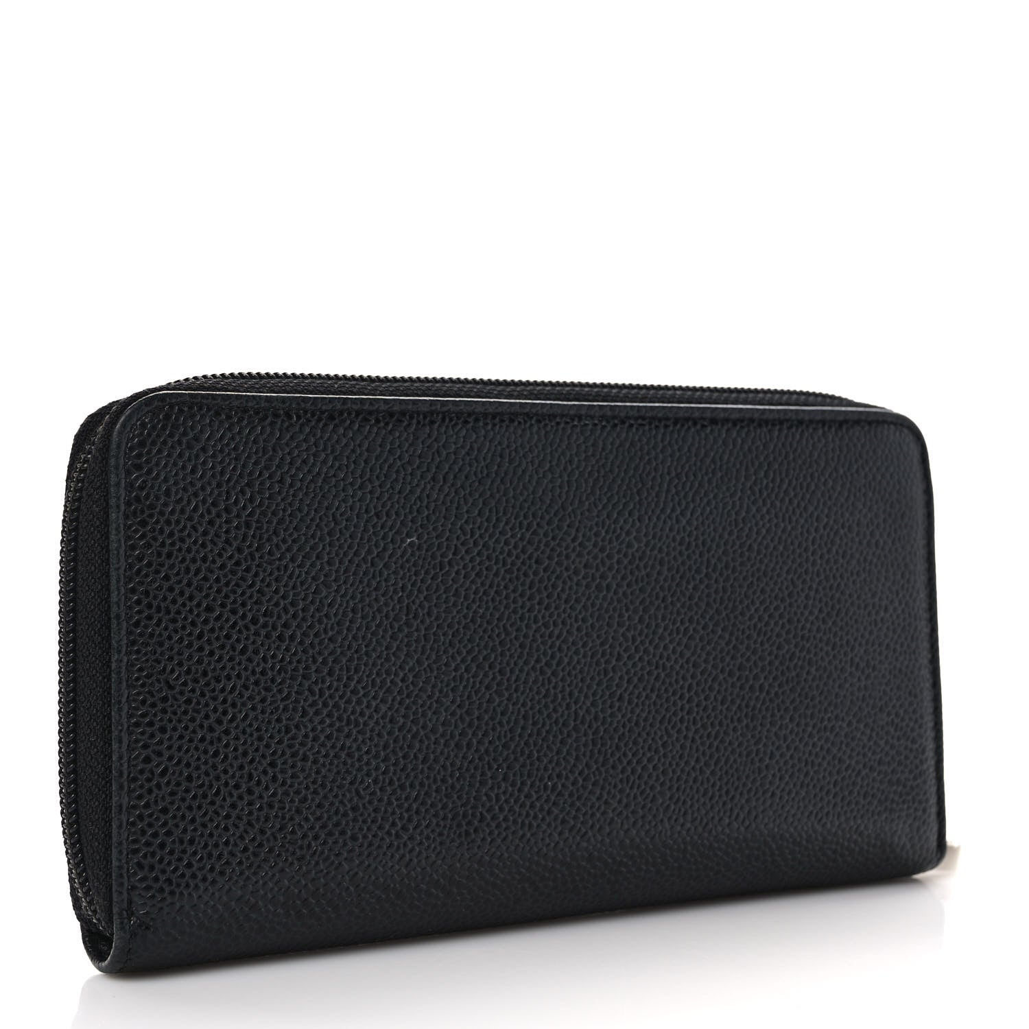 Chanel Caviar Large Timeless CC Zip Around Wallet Black 3 of 7