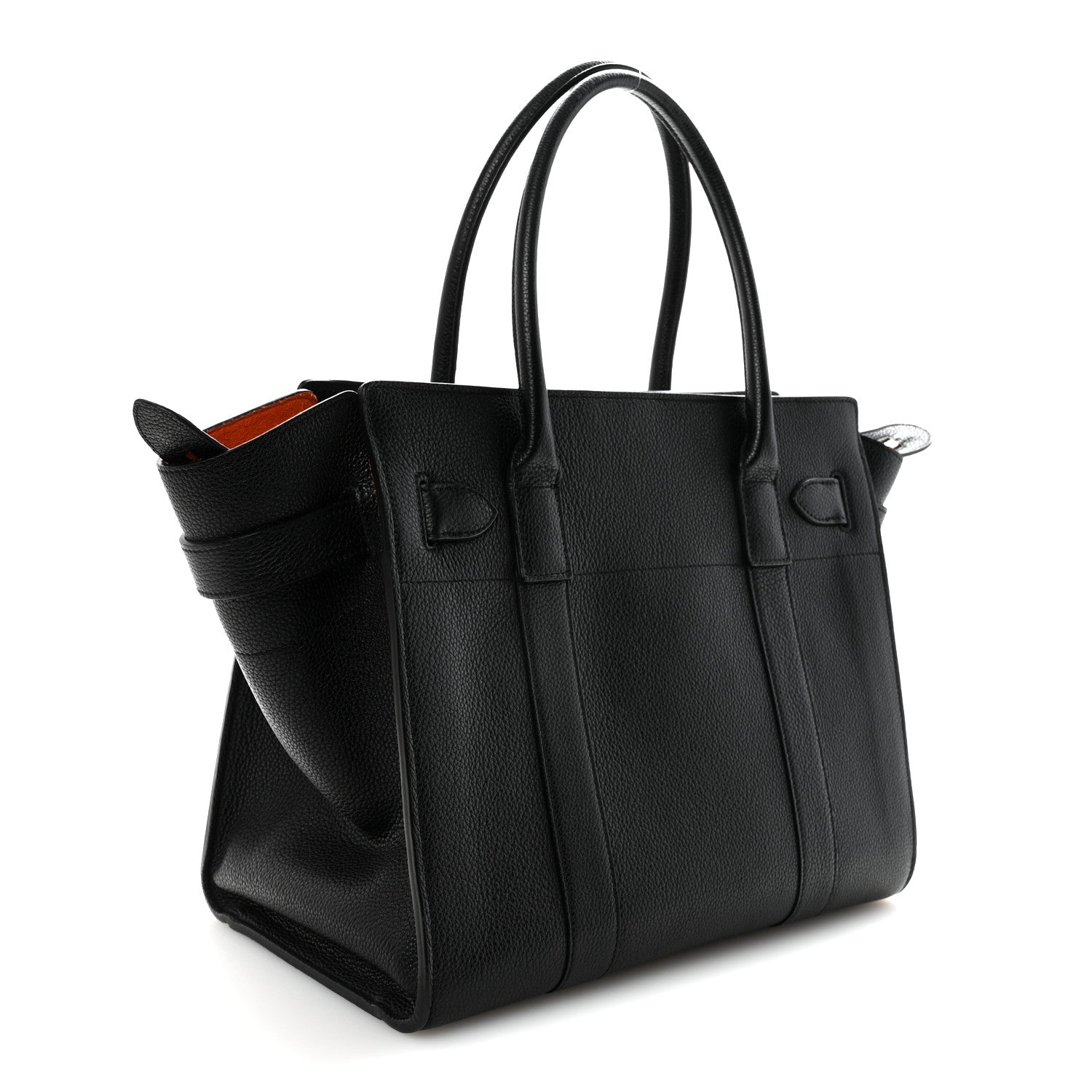 Mulberry Small Classic Grain Small Zipped Bayswater Black 3 of 9