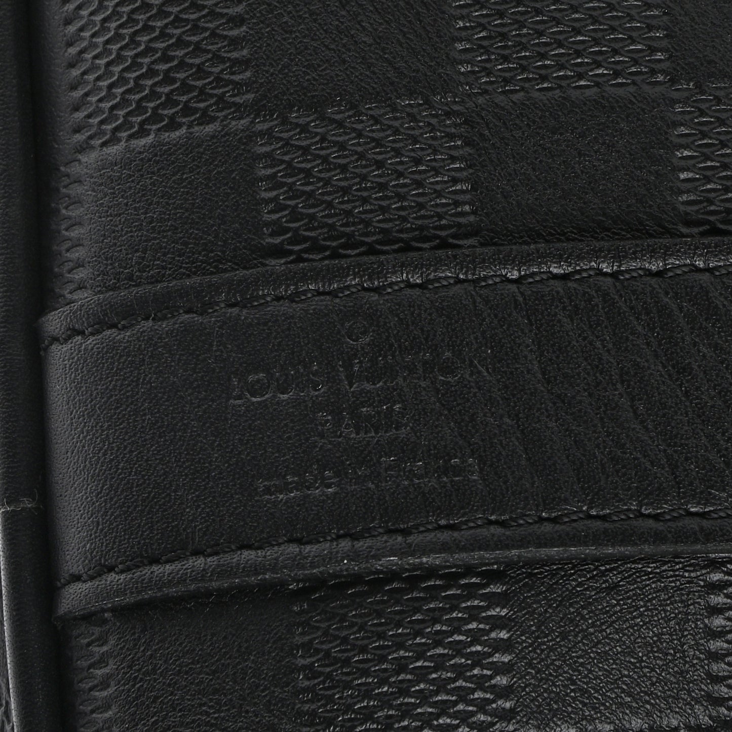 Damier Infini Keepall Bandouliere 45 Onyx