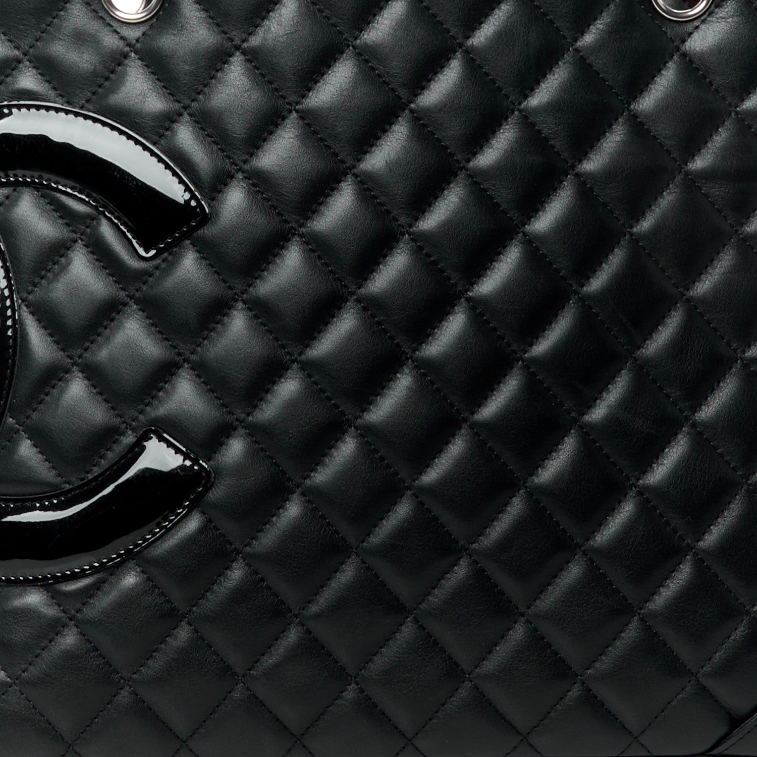 Chanel Calfskin Quilted Large Cambon Tote Black 8 of 11