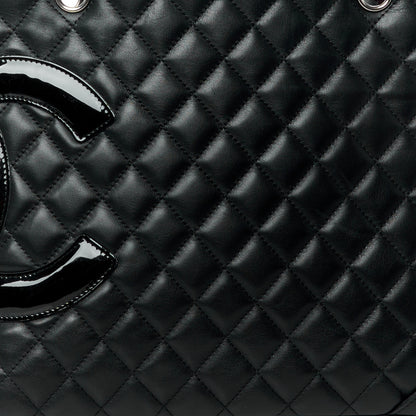 Chanel Calfskin Quilted Large Cambon Tote Black 8 of 11