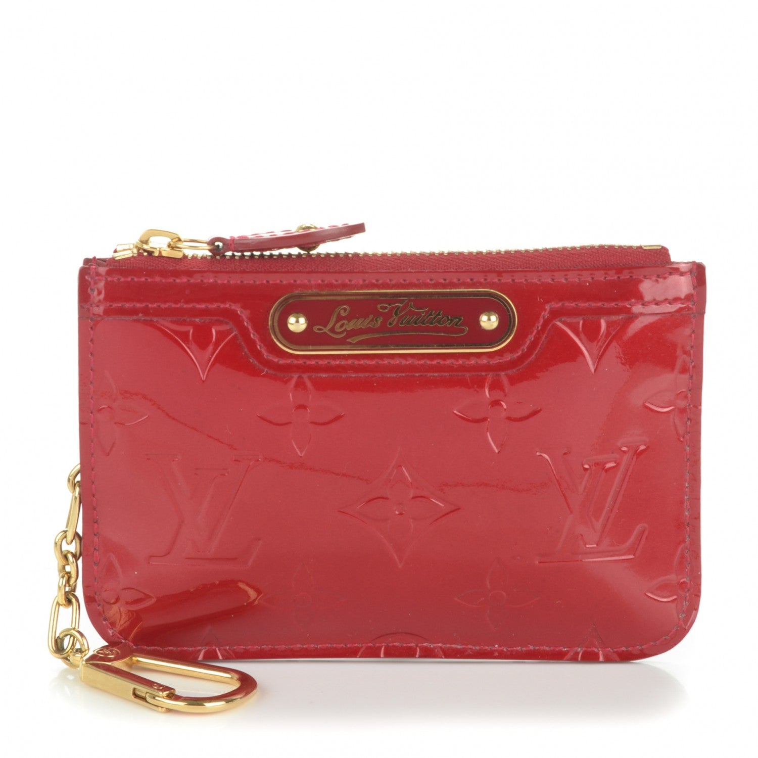 Louis Vuitton Vernis Key Pouch Pomme D'Amour 1 of 6