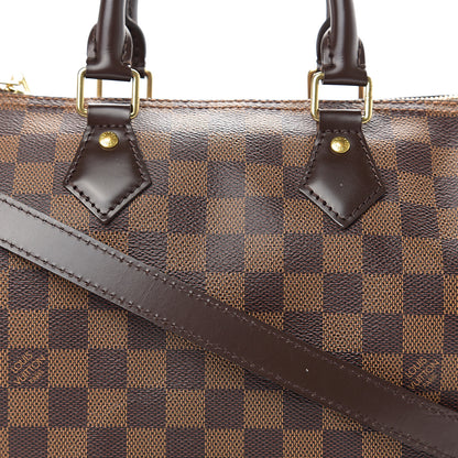Louis Vuitton Damier Ebene Speedy Bandouliere 25 13 of 13