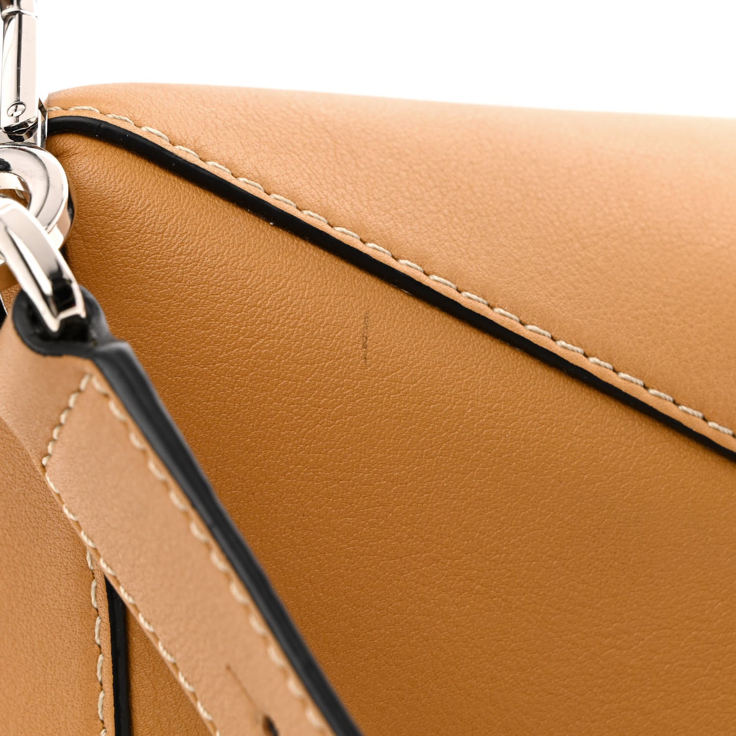 Calfskin Medium Puzzle Bag Warm Desert