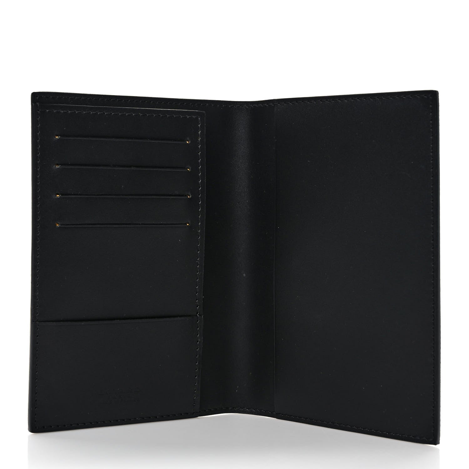 Goyard Goyardine Grenelle Passport Wallet Black Gold 5 of 7
