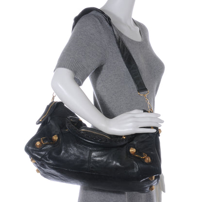Balenciaga Agneau Giant 21 Gold Hardware Part Time Black 2 of 7