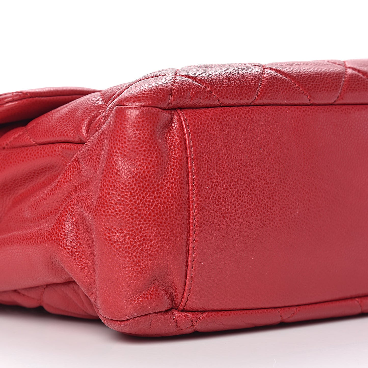 Glazed Caviar Quilted Stretch Spirit Messenger Bag Pink