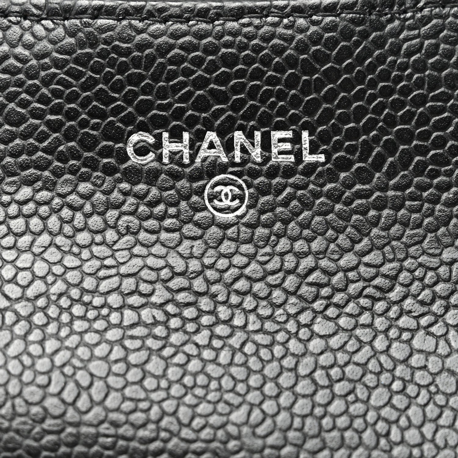 Chanel Caviar Quilted Flap Card Holder Wallet Black 6 of 8