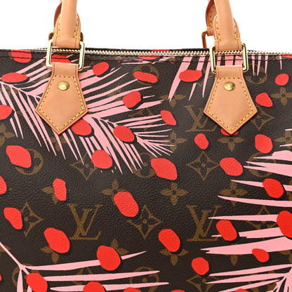 Louis Vuitton Monogram Jungle Dots Speedy 30 Sugar Pink Poppy 8 of 10