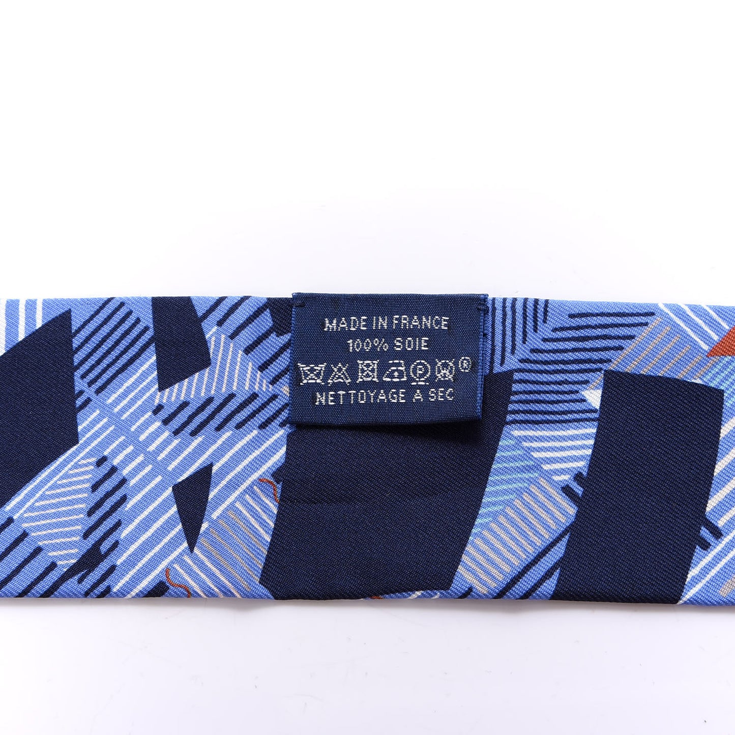 Silk Cavalcadour Morning Twilly Marine Tabac Blue Jean