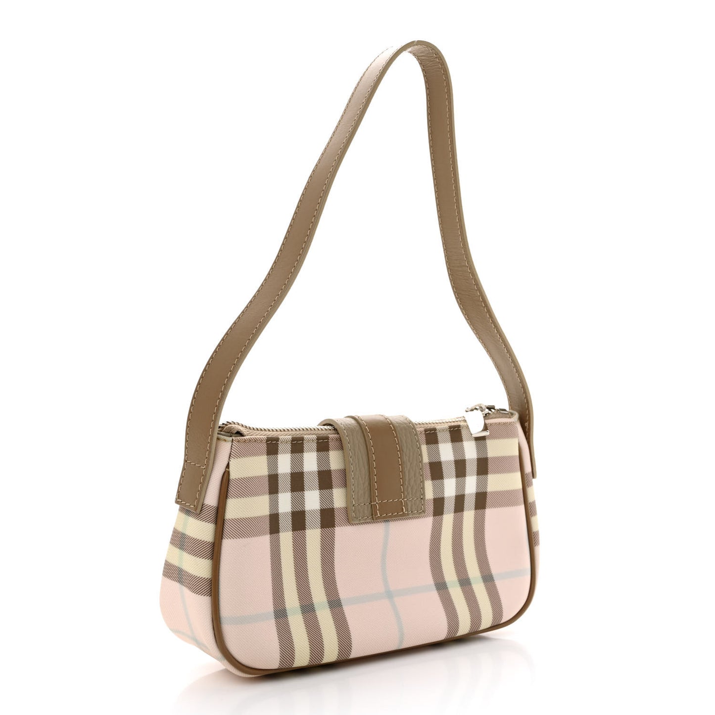 Candy Check Buckle Shoulder Bag