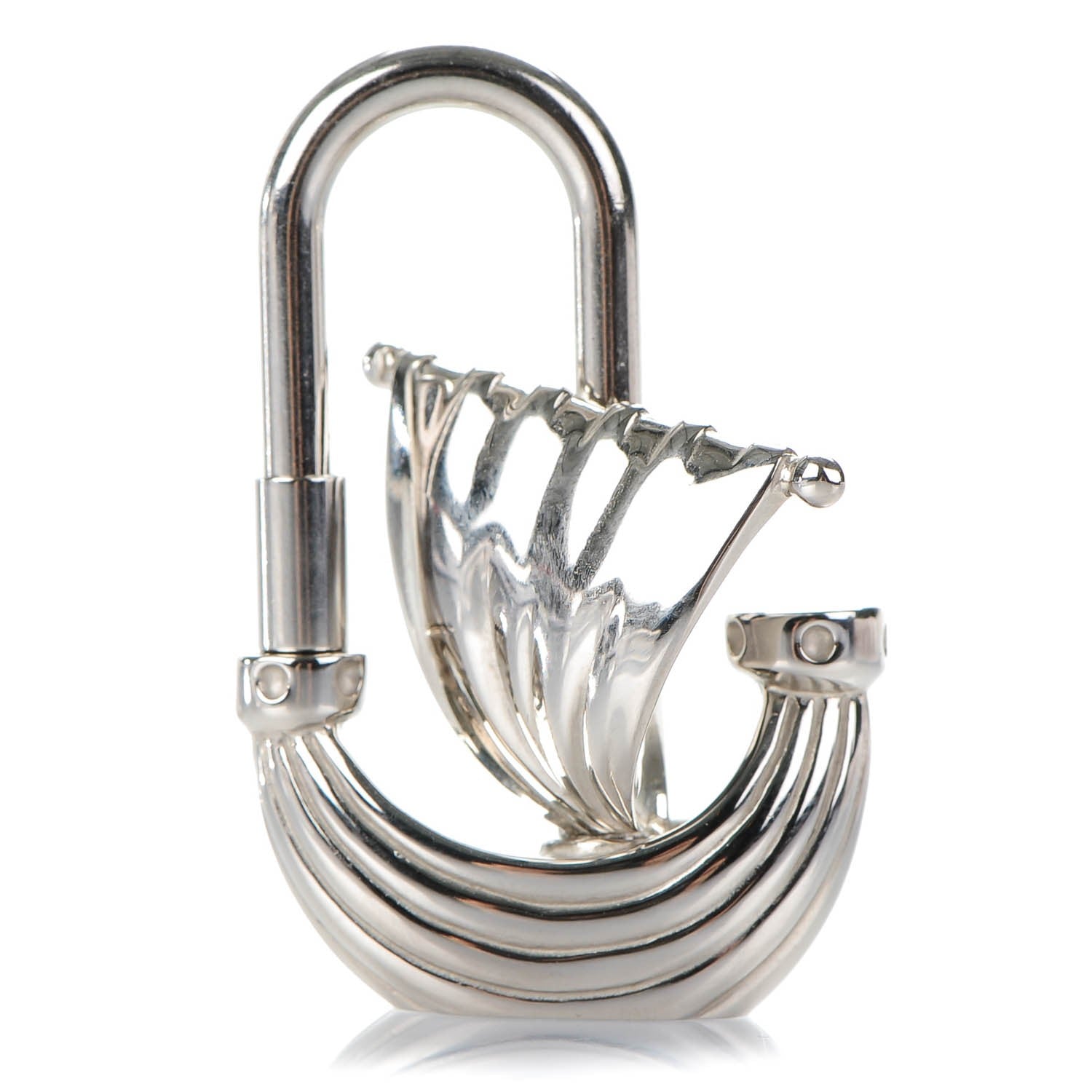 Hermes Palladium Sailboat Cadena Lock 1 of 5