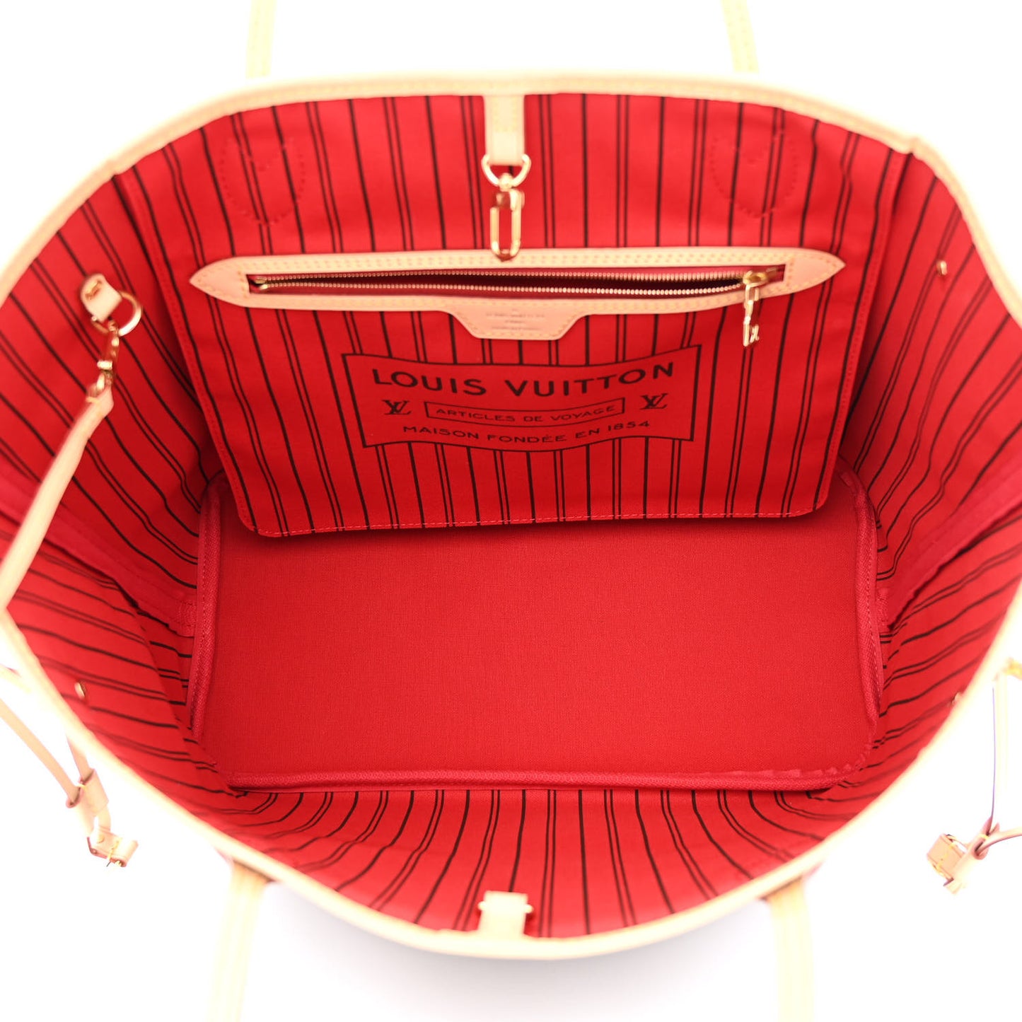 Monogram Neo Neverfull MM Cherry