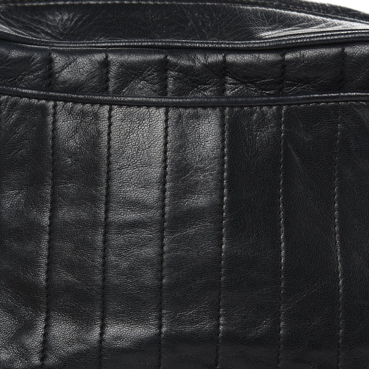 Chanel Lambskin Vertical Quilted Tassel Camera Case Black 12 of 18