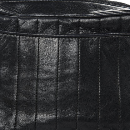 Chanel Lambskin Vertical Quilted Tassel Camera Case Black 12 of 18