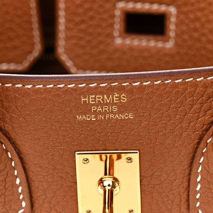 Hermes Togo Birkin 25 Gold 6 of 11