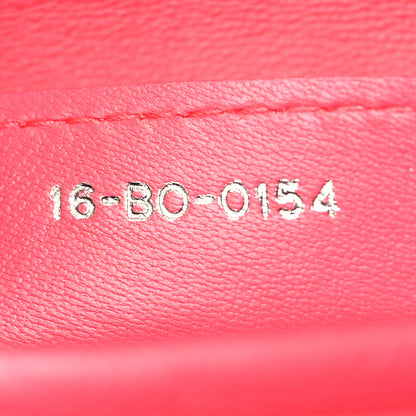 Christian Dior Lambskin Cannage Medium Lady Dior Pink 7 of 14