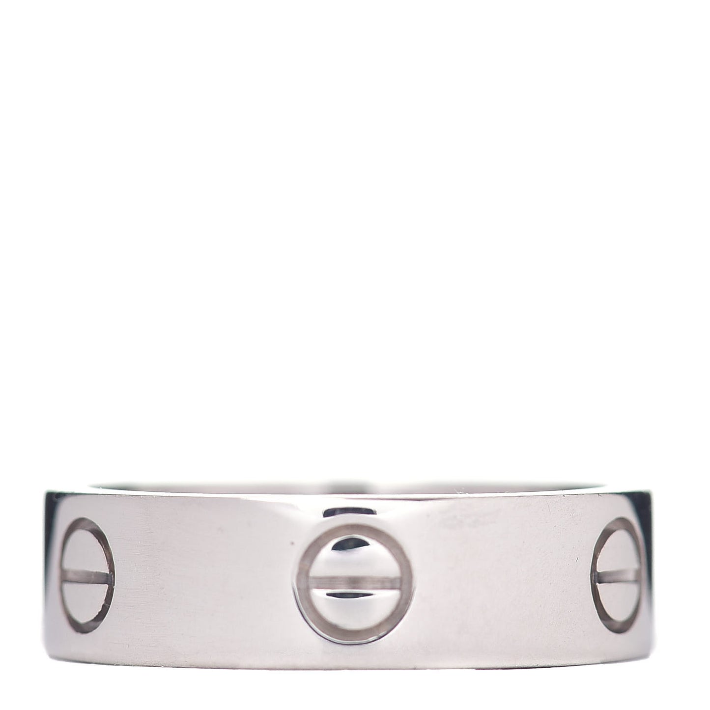 18K White Gold 5.5mm LOVE Ring 59 8.75