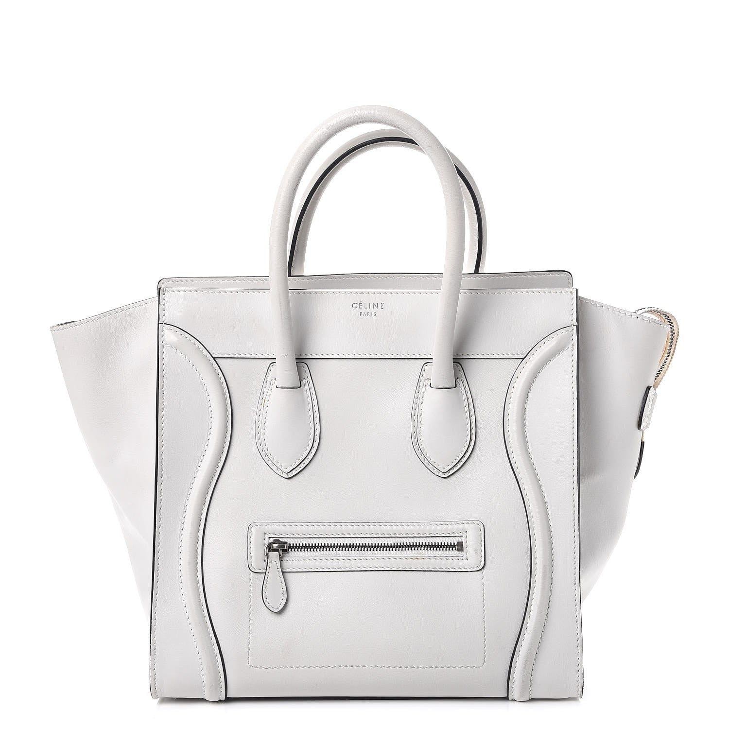 Celine Smooth Calfskin Mini Luggage Lune 1 of 22