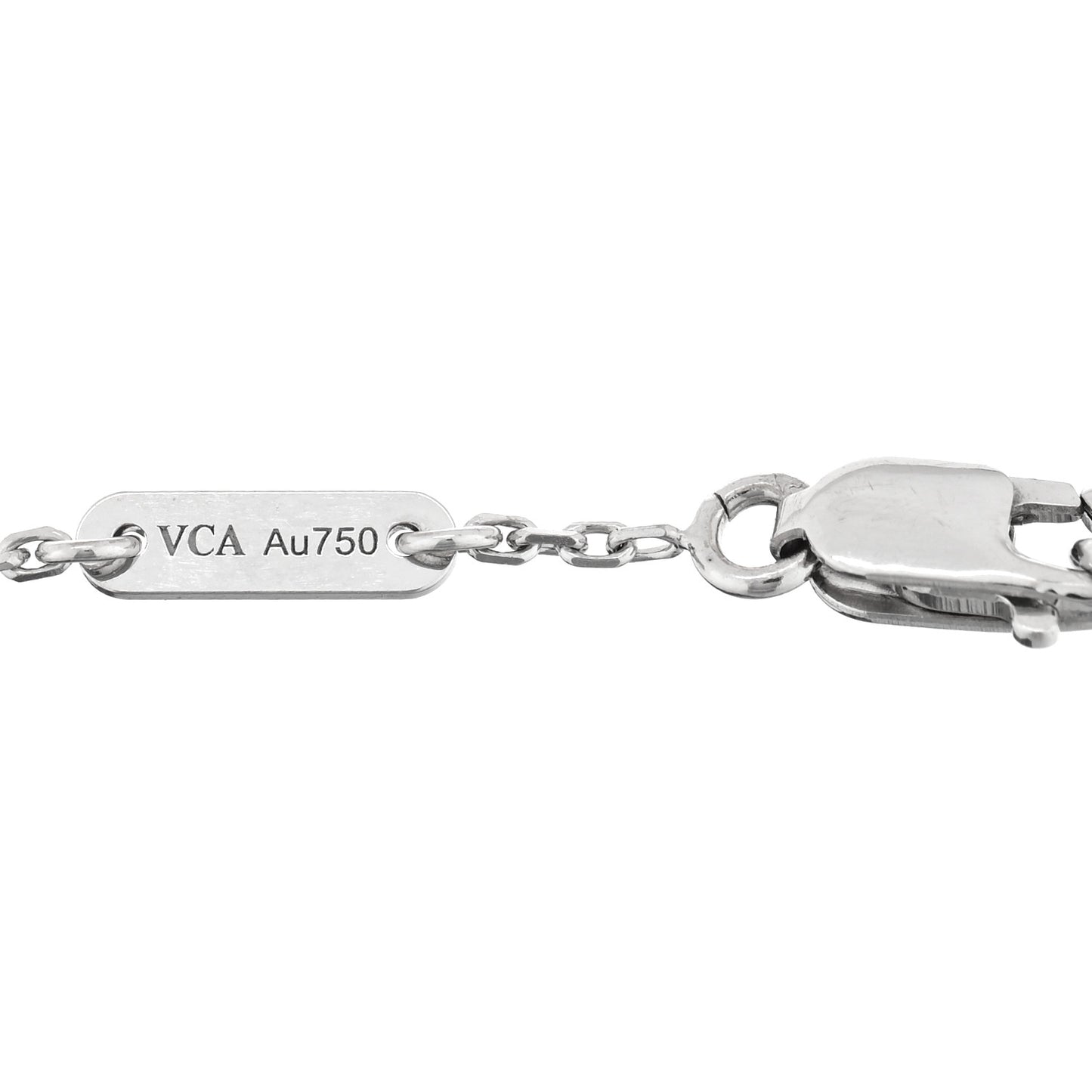 18K White Gold Turquoise Sweet Alhambra Butterfly Bracelet
