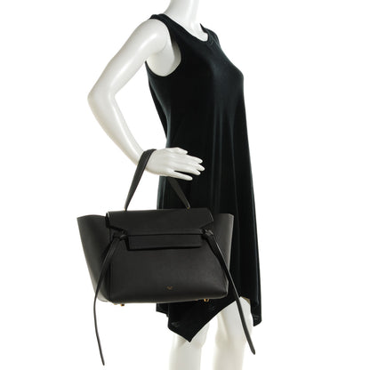 Celine Baby Grained Calfskin Small Belt Bag Dark Taupe 2 of 8