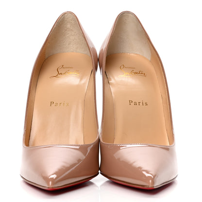 Christian Louboutin Patent Kate 100 Pumps 40 Nude 2 of 10