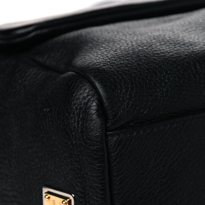 Dolce & Gabbana Grained Deerskin Large Miss Sicily Satchel Black 5 of 11