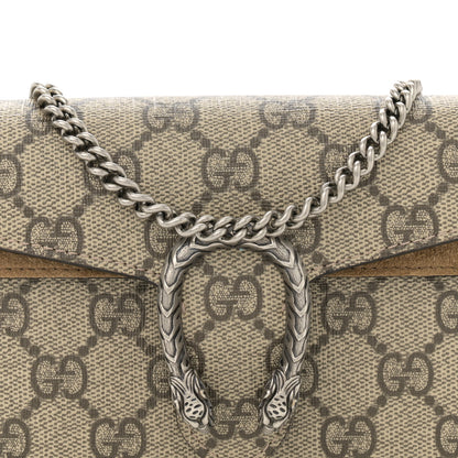 Gucci GG Supreme Monogram Super Mini Dionysus Shoulder Bag Taupe 7 of 11