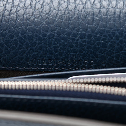 Gucci Dollar Calfskin Crystal Mini Dionysus Chain Wallet Blue Agata Black Diamond 7 of 10