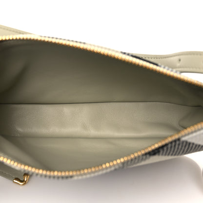 Burberry Jacquard Check Mini Shield Bag Lichen 5 of 9