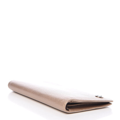 Chanel Metallic Calfskin Yen Wallet Gold 4 of 9