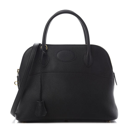 Hermes Taurillon Clemence Bolide 31 Black 1 of 8