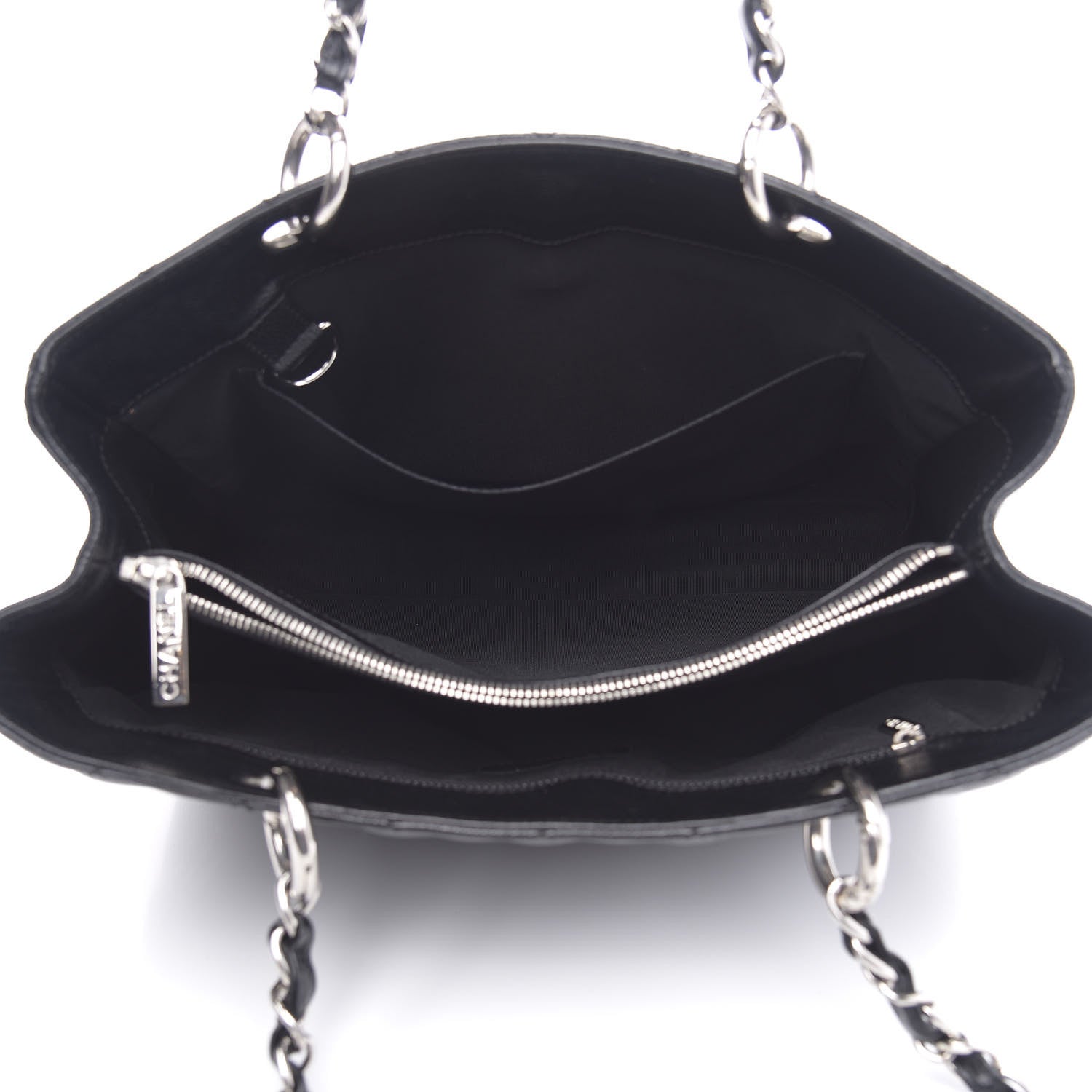 Chanel Caviar Quilted Grand Shopping Tote GST Black 5 of 13