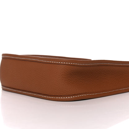 Hermes Taurillon Clemence Allegro Evelyne TPM Gold Cornaline White 9 of 10