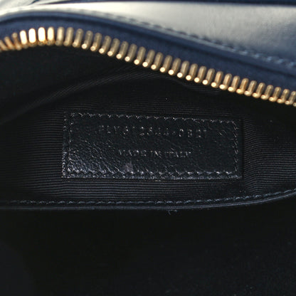 Saint Laurent Calfskin Matelasse Monogram Lou Camera Bag Deep Marine 7 of 10