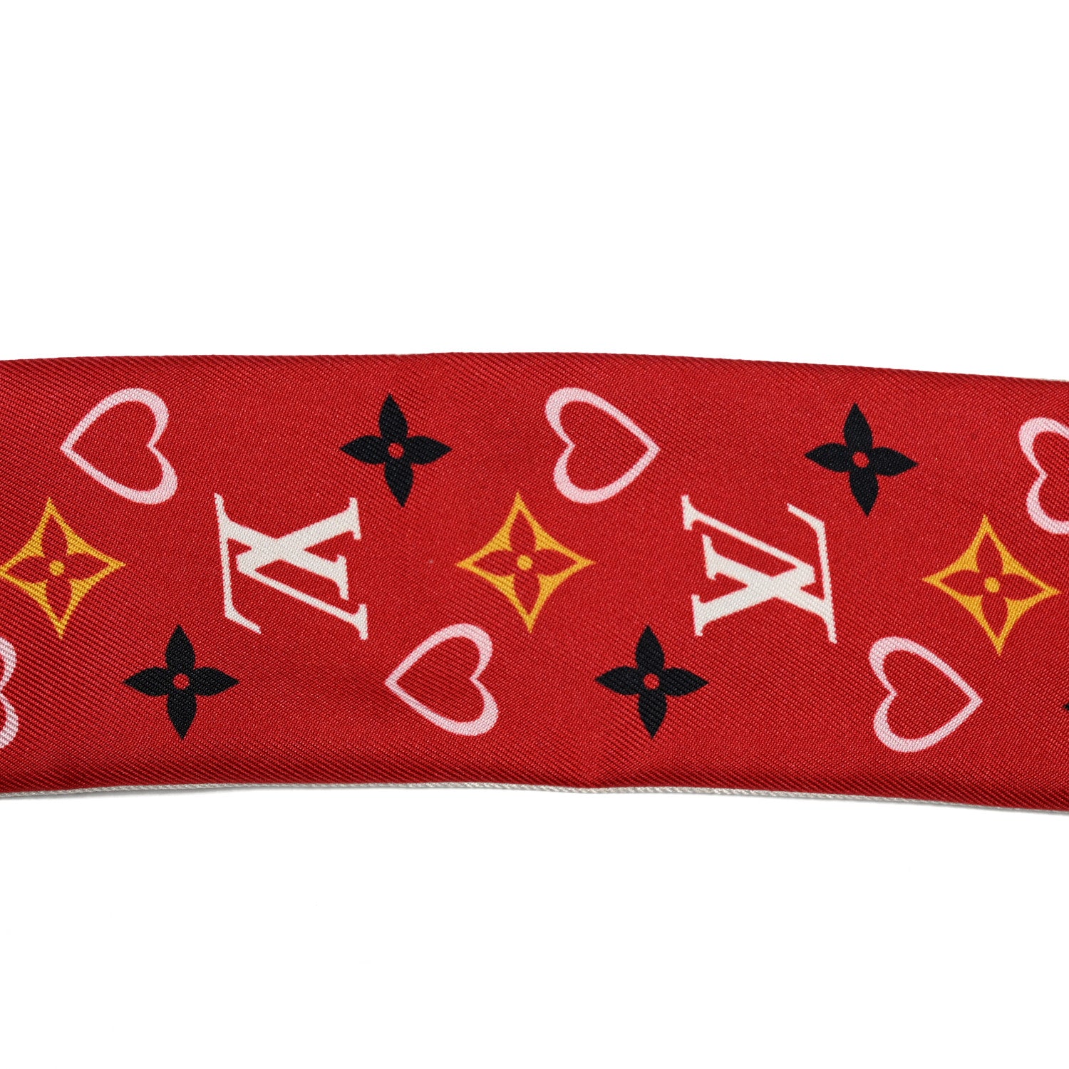 Louis Vuitton Silk My True LV BB Bandeau Rouge 3 of 4
