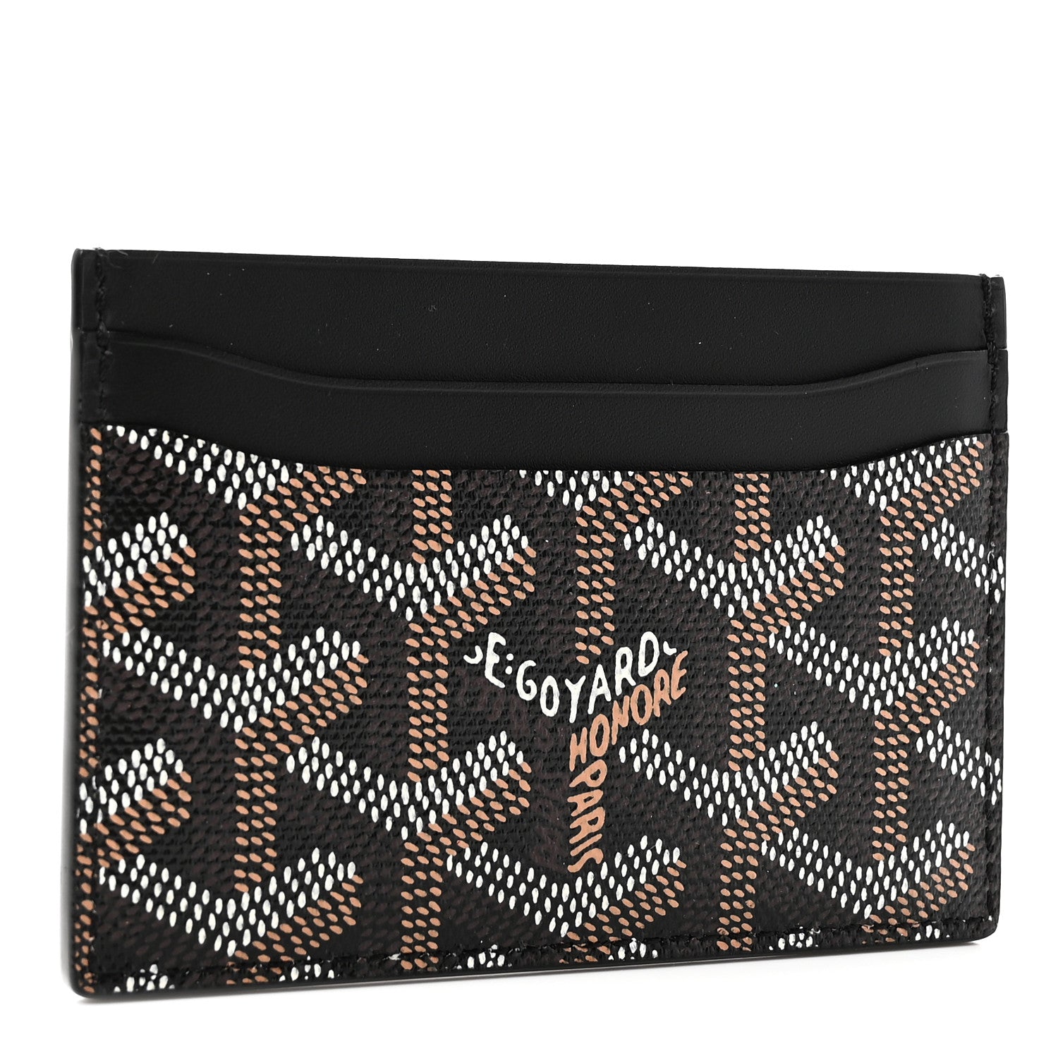 Goyard Goyardine Saint Sulpice Card Holder Black 2 of 7