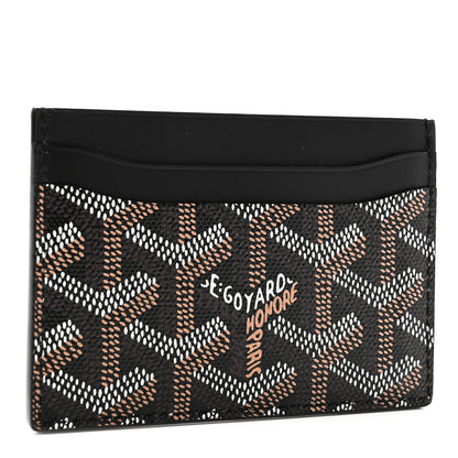 Goyard Goyardine Saint Sulpice Card Holder Black 2 of 7
