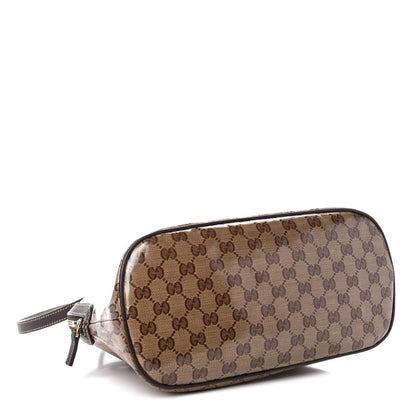 Gucci Crystal Monogram Medium Dome Bag Dark Brown 5 of 12