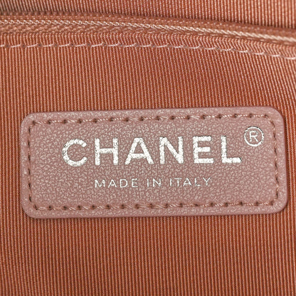 Chanel Aged Calfskin Chevron Quilted Medium Gabrielle Hobo Pink 6 of 9
